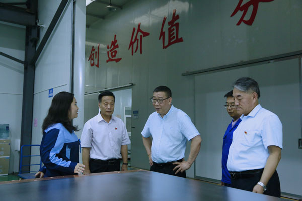 河南证监局王广幼局长一行莅临博天堂918集团调研本钱市场工作