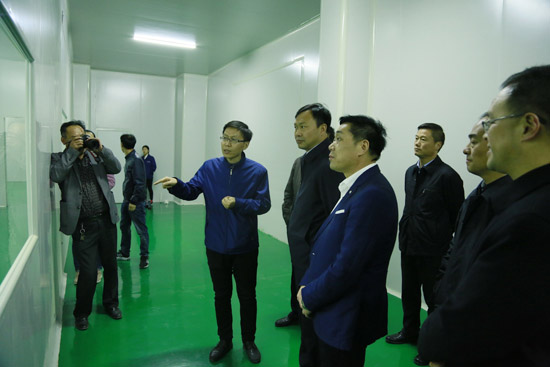 孟津县委书记黄玉国莅临博天堂918调研新项目进展情况